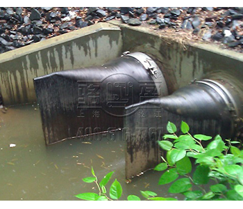 重慶市南岸區法蘭式鴨嘴閥在河道中的使用